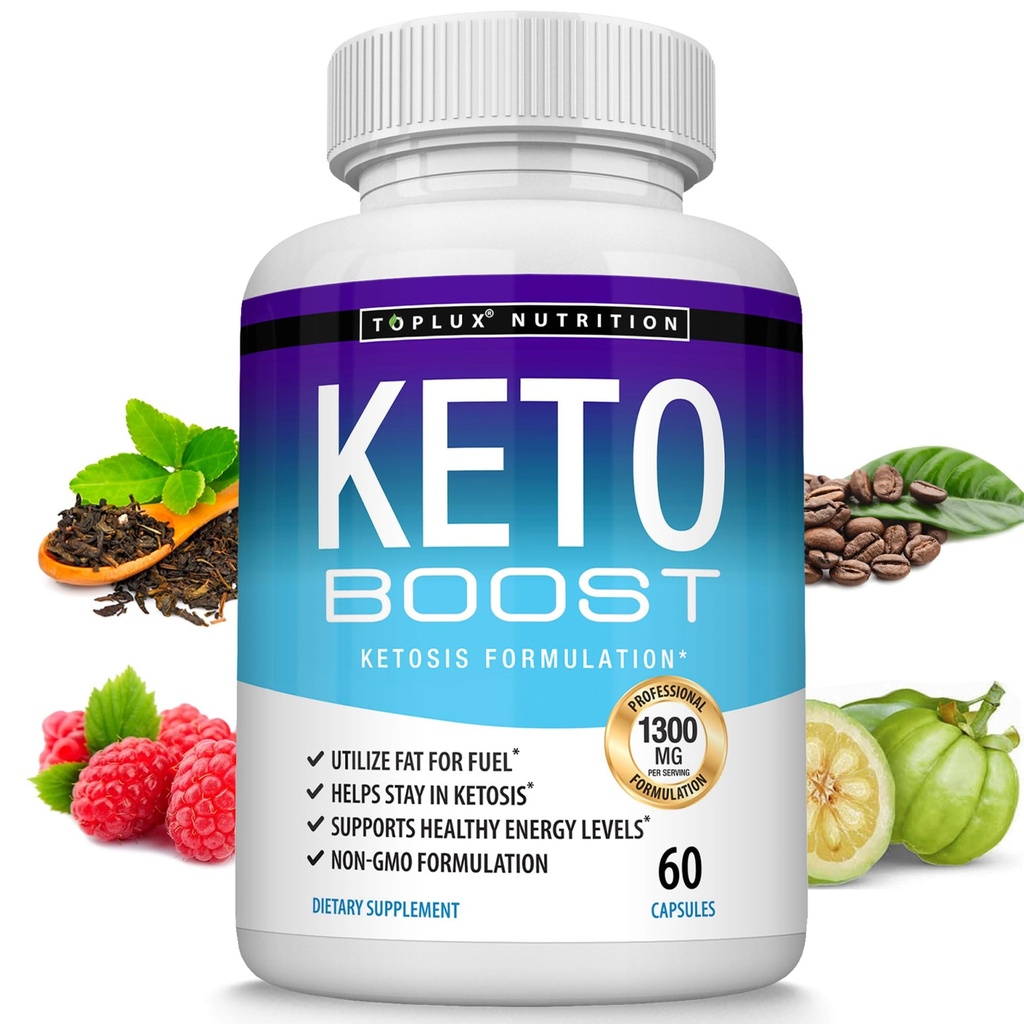 Keto zvýšit dietní pilulky Ketosis Dodatek - Přírodní Exogenní Keto Formule Podpora energie & Focus, Pokročilé Ketony pro Ketogenní dietní, Keto dietní pilulky, pro muže Ženy