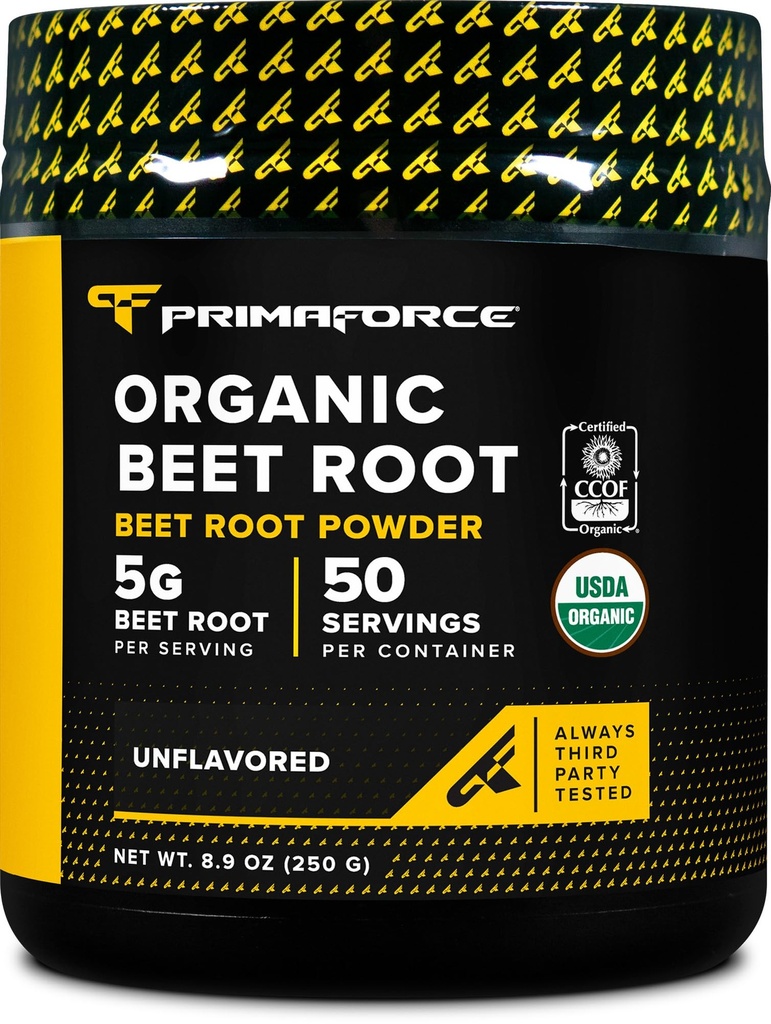 Primaforce Organic Beet Root Powder (250g) Neochucený - Přírodní zdroj antioxidantů a živin