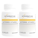 Integrační terapeutika Buffered Vitamin C - Antioxidant Supplement for Health Skin & Connective Tisses * - Vegan & gluten- Free - 60 Kapsle (2 Pack)