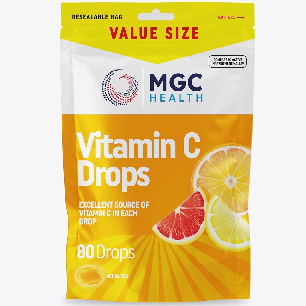 Kašel Drpos - tříděné Citrus + vitamin C Flavor - 80 Počet (balení po 1)