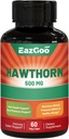 Hawthorn Berry Capsules- Antioxidant, Circulation Support- Hawthorne Supplement- 60 Kapsle Vegan, Non- GMO