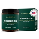 CYMBITIKA Probiotic + Prebiotic, 60 Miliardy CFU - 19 Kroužek, Gut doplněk zdraví pro ženy a muže, Imunitní podpora, Digestivní zdraví, & Gut Balance, 90 Kapsle, 1 měsíc Dodávka, Made in USA