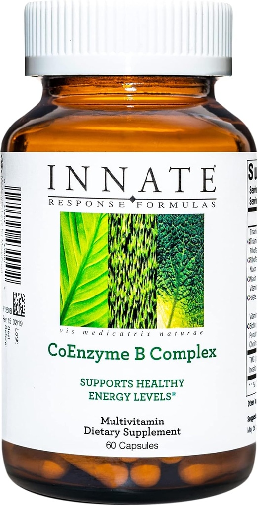 INNATE Response Applicas, Coenzyme B Complex, Multivitamin for Cellular Energy Support, 60 Capsules (60 Servings)