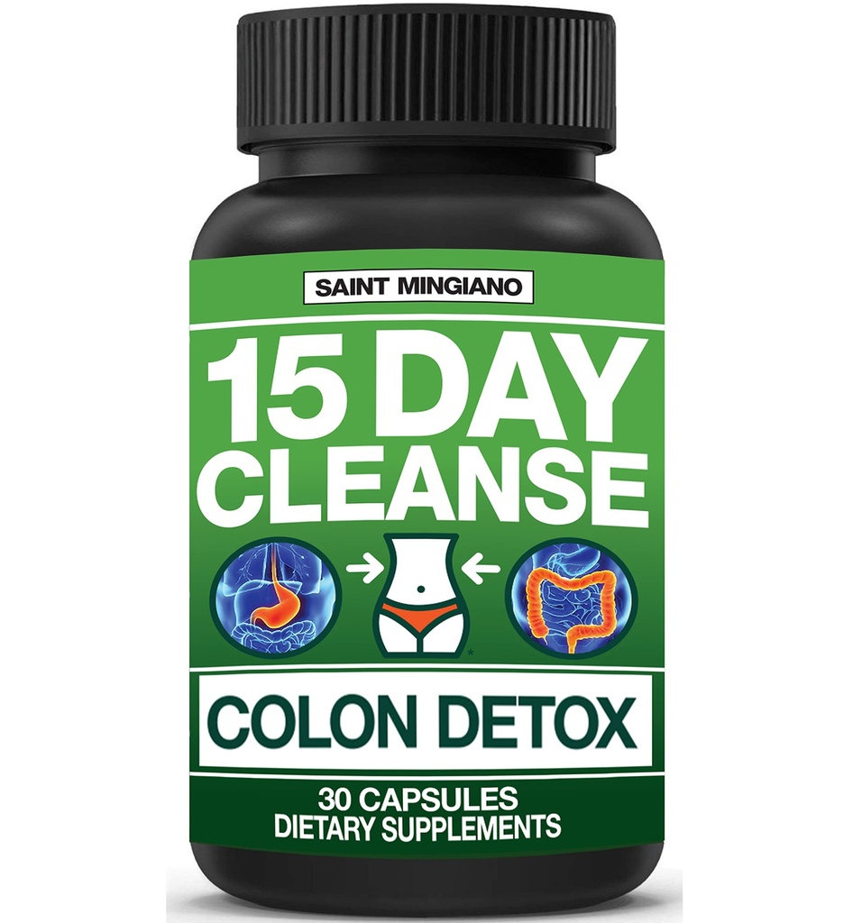15 Den Čisté 124; Colon Detox s přírodní laxativní pro zácpu a nafouknutí. 30 Prášky na detoxikaci a zvýšení energie 124; Extra- Strength Senna Leaf doplňky 124; Silný pro některé lidi.