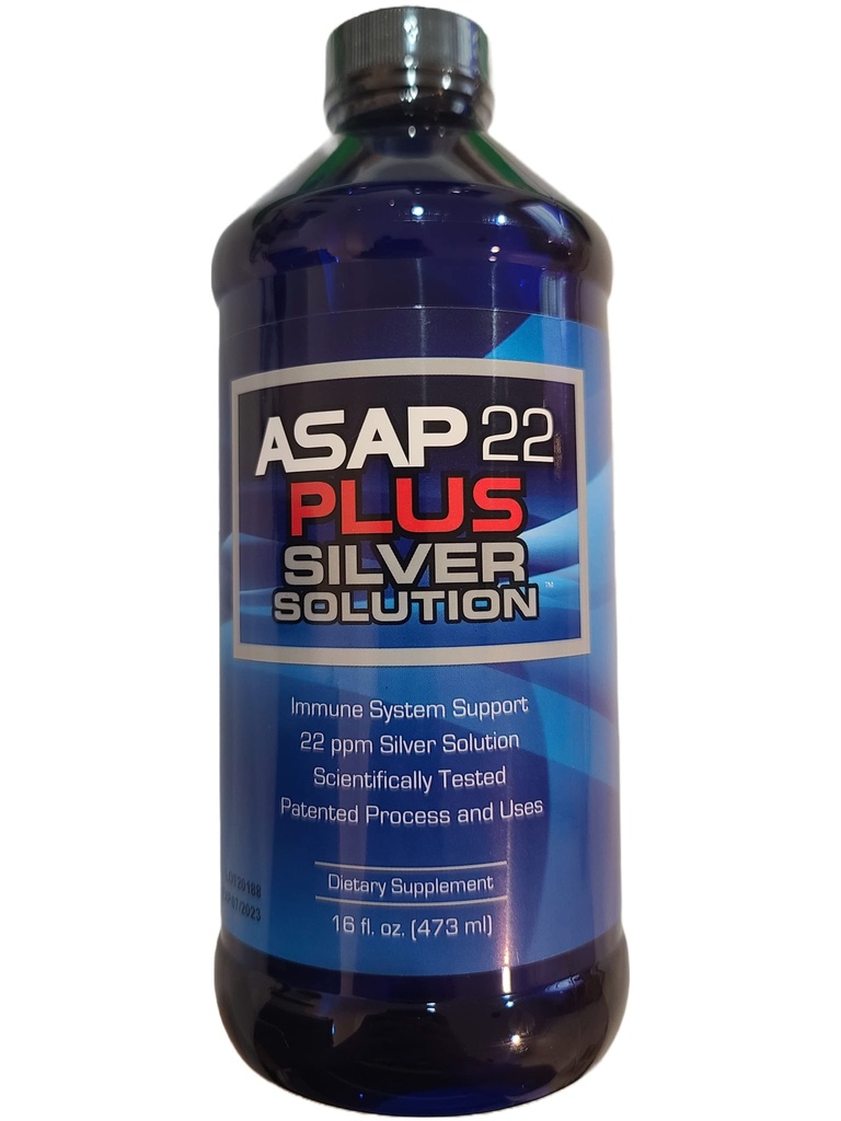 American Biotech Labs - ASAP 22 Plus Silver Solution - Imunitary System Support, 22 ppm Silver Solution Dieter Supplement - (16 oz)