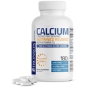 Bronson Calcium 1200 MG per Serving Setrvalá uvolňování s vitaminem D3 1000 IU vitaminu D3 per Serving Non- GMO, 180 tablet