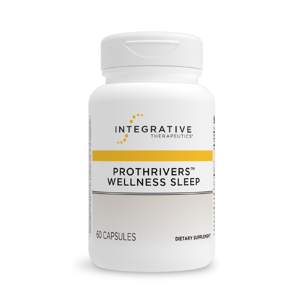Integrační terapeutika Prothrivers Wellness Sleep - Doplněk pro podporu spánku dospělých * - Podpora melatoninu a hořčíku - Vegan, gluten- Free & Dairy- zdarma - 60 Kapsle (60 Služeb)