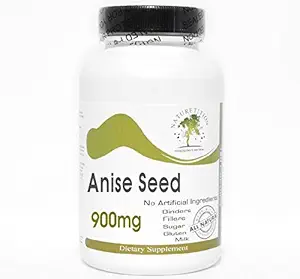Anise Seed 900mg ~ 180 Kapsle - Žádné přísady ~ Naturetition doplňky