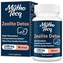 2300 MG Zeolit Detox Kapsle - Aktivované Charcoal & Bentonit Clay, Vysoce Absorbovatelné plné tělo, Játra & Gut Cleanse, Zeolit Clinilolite Clinilolite Capsle 90 Kapsle