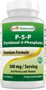 Nejlepší Naturals P5P Vitamin B6 (Pyridoxal 5 Fosfát) 100 mg / Serving - 120 Tablety - aktivní forma vitaminu B6.