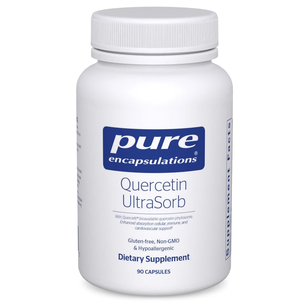 Čisté enkapsulations Quercetin UltraSorb PHAR124; Enhanced- Absorpční celulární, imunitní a kardiovaskulární podpora PHAR124; 90 Kapsle