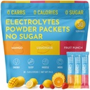 Keto Vitals Original Electrolytes Powder Packets CLAS124; Keto Friendly Electrolyte Hydration Packs CLAS124; Sugar Free Electrolytes CLAS124; Energy Drink Mix CLAS124; Zero Calorie Zero Carb (Original Aspartled, 30 Count)