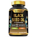 Černý olej Kapsle Dodatek - 4in1 Formule - Kombinovat s vitamínem C, Vitamin E - Digestivní zdraví, Imunitní podpora - Bohatá na výživu - 150 Softgel Kapsle