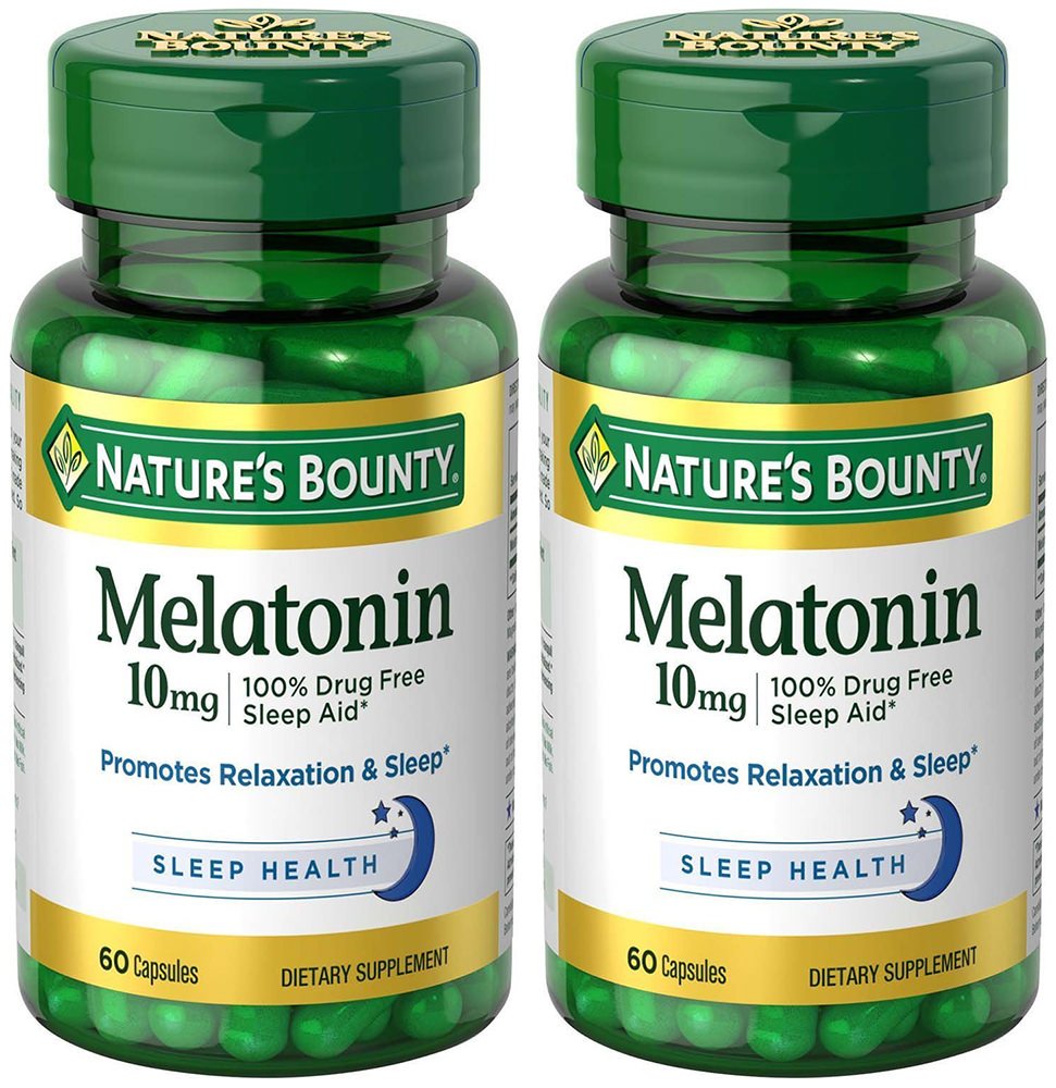 Melatonin 10 mg, 2 lahvičky (60 kusů)