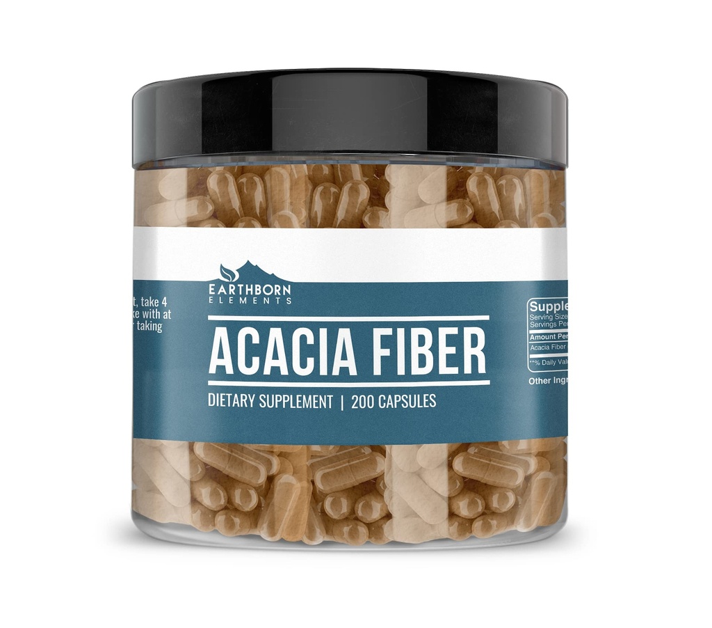 Elements Acacia Fiber 200 Kapsle, Čisté a neředěné, Žádné přísady