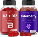 NutraChamps Vitamin B12 Gummies a Elderberry Gummies Bundle