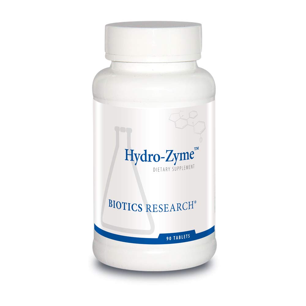 Biotika Výzkum Hydro- Zyme Digestivní Podpora, Obsahuje Betaine hydrochlorid, podporuje zdravé žaludeční pH 90 Tablety