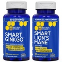 NATURAL STACKS Ginkgo Biloba + Lions Mane Houbové pouzdro - Focus & Memory Support * - 120 Kapsle