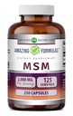 Amazing Applicas MSM (Methylsulfonylmethan) Dodatek 124; 2000 Mg Per Serving Application 124; Kapsle 124; Non-GMO Creditor 124; Gluten Free Application 124; Made in USA (1 balení, 250 Počet)