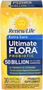 Reew Life Extra Care Stravovací Probiotické kapsle, 50 Miliardy CFU Garantované, Denní dodatek podporuje imunitní, stravovací, Respirační zdraví (1), L. Rhamnosus GG, mlékárenské, Soy a gluten- Free, 30 Počet