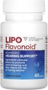 Lipo Flavonoid Pokročilá podpora sluchu Denní dodatek - Pomáhá snížit riziko úpadku sluchu a podporuje optimální sluch - 40 Kaplety