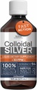 Koloidní Silver Liquid 16 fl oz 30 PPM - Bioaktivní Hydrosol Silver Voda - Přírodní imunitní podpora Nano Sol doplněk řešení - iontové minerály - Organic Structured Silver