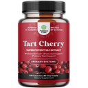 Extra síla Tart Cherry Kapsle - Tart Cherry Extract Kapsle 7500mg pro čistící prostředky pro dnu a ledviny Podpora - Ovoce Extract Dodatek pro močení Tract Zdraví a společná podpora - 240 Ct