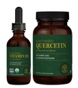 Globální léčebné centrum - Vitamin D3 5000IU & Quercetin 250mg - Podporuje kostní a imunitní systém, Respirační zdraví