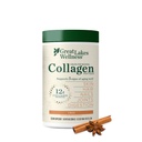 Velká jezera Wellness Kolagen Peptidy Prášek pro pleť, vlasy, hřebíky, klouby a trávení - Chai ochucené - Rychlé rozpuštění hydrolyzované, Non- GMO, Kosher - 10 oz