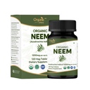 Neem 120 Tablety CLAS124; Azadirachta Indica (Neem) CLAS124; USDA Organic Certified CLAS124; Zdravá kůže a Detox CLAS124; Dietní dodatek - 120tab