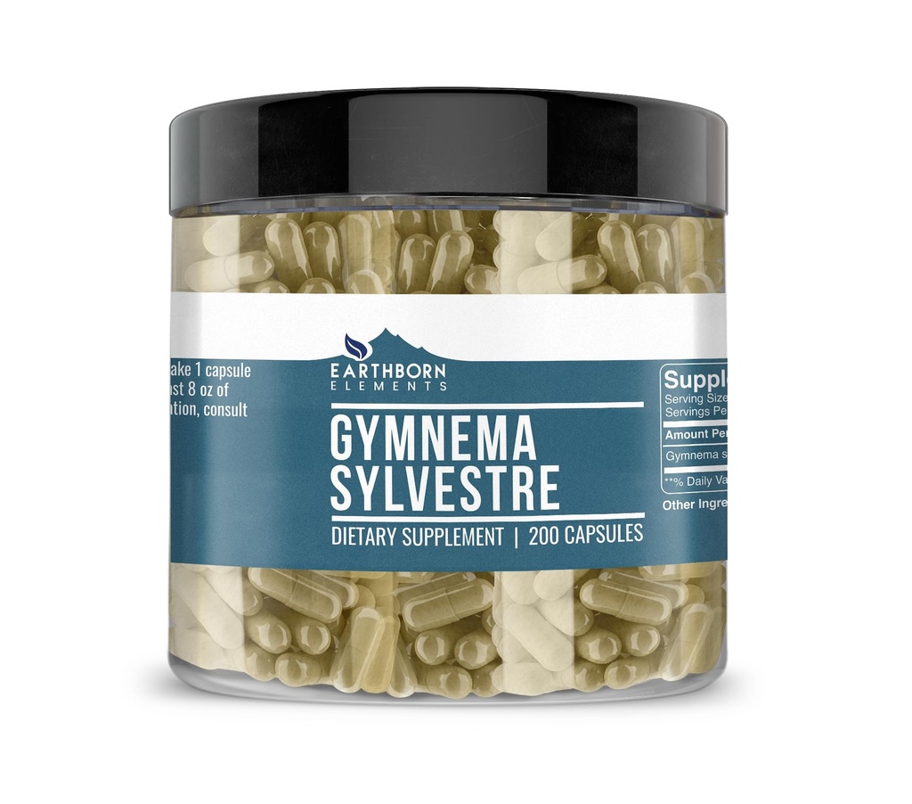 Elements Gymnema Sylvestre 200 Kapsle, Čisté a neředěné, Žádné přísady