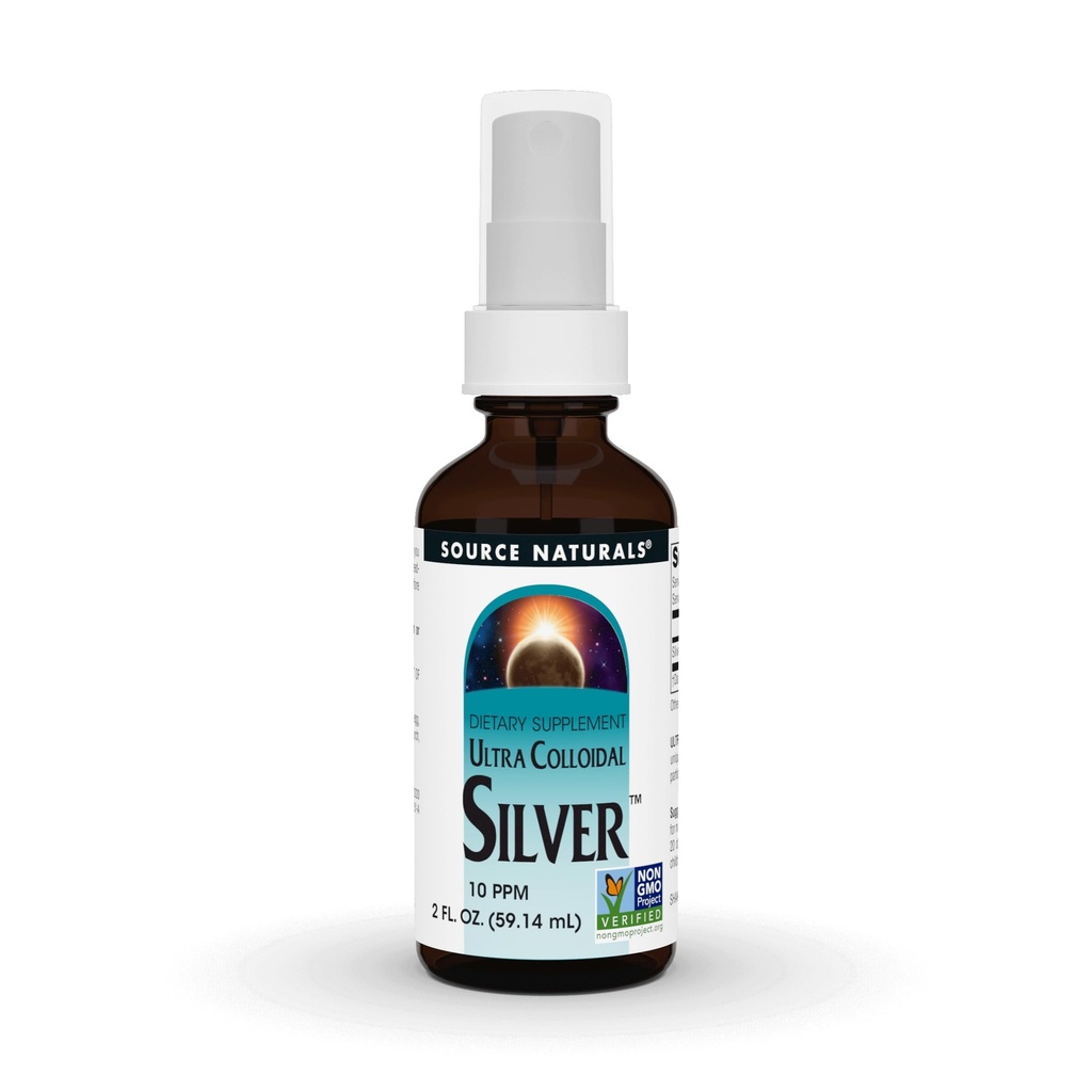 Zdroj Naturals Ultra koloidní stříbro - Tekutý dodatek pro podporu imunitního systému - 2 oz