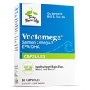 Terryho přirozeně Vectomega - Dietní dodatek s EPA & DHA - Omega33 Tablety pro podporu zdraví mozku a srdce - Nutriční dodatek s esenciální mastné kyseliny & Peptidy - 60 Kapsle