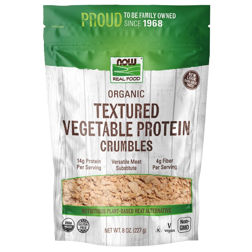 Foods, Organic Textured Soy Protein Granules, Non- GMO, Versatile, Vegetable-Sourced Protein, 8- Ounce (Balení květen Vary)