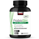 FORCE FACTOR ProbioSlim Extra Probiotika pro ženy a muže s 30 Miliony CFU Probiotika pro stravitelné zdraví, Bloating Relief, a Gut Health, s Prebiotic Fiber, 120 Kapsle
