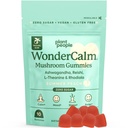 Plant People WonderCalm Mushroom Gummies - Přírodní Ashwagandha dodatek k Ease Stress & Boost Mood pro dospělé bez cukru, gluten nebo umělé barvy, Vegan- Friendly, Peach Flavor (Zkušební velikost)