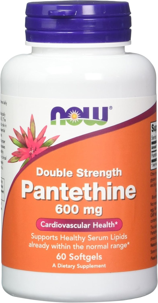 Foods, Pantethine 600 mg, 60 Softgels (Balení po 2)