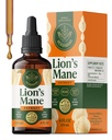 HERBAMAMA Lions Mane Tincture - Vegan Focus & Nerve Support with Lion 's Mane Mushroom Extract - Hericium Erinaceus Brain Supplement - Non- GMO, Alkohol & Sugar- Free - 84- Day Supply