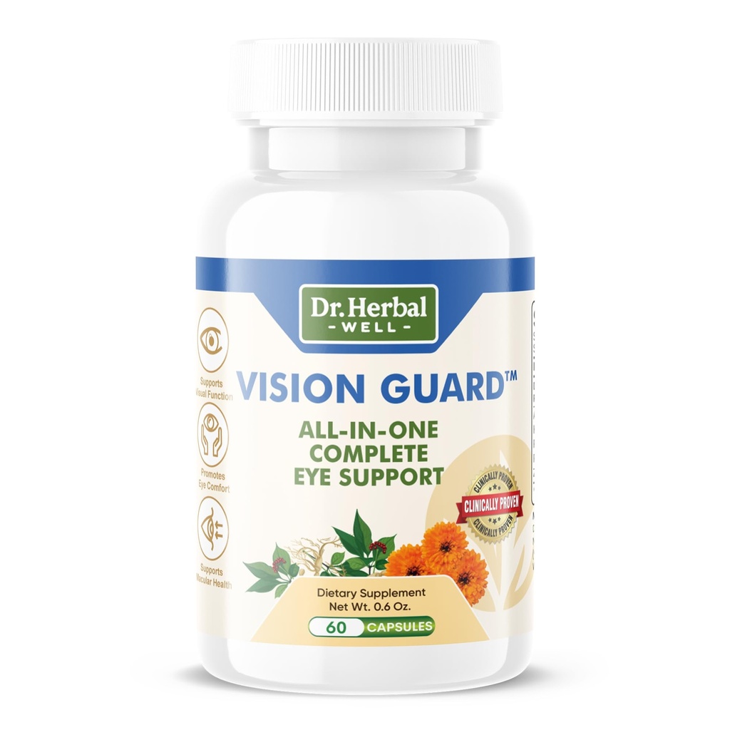 Vision Guard - Vše v jednom kompletní oční podpora, 60 Kapsle