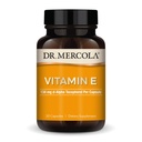 Dr. Mercola Vitamin E - Podporuje zdravý stav kůže a antioxidantů - Tocopherols a Tocotrienols Blend - Non- GMO, gluten- Free & Soy- 30 Kapsle (30 Servings)