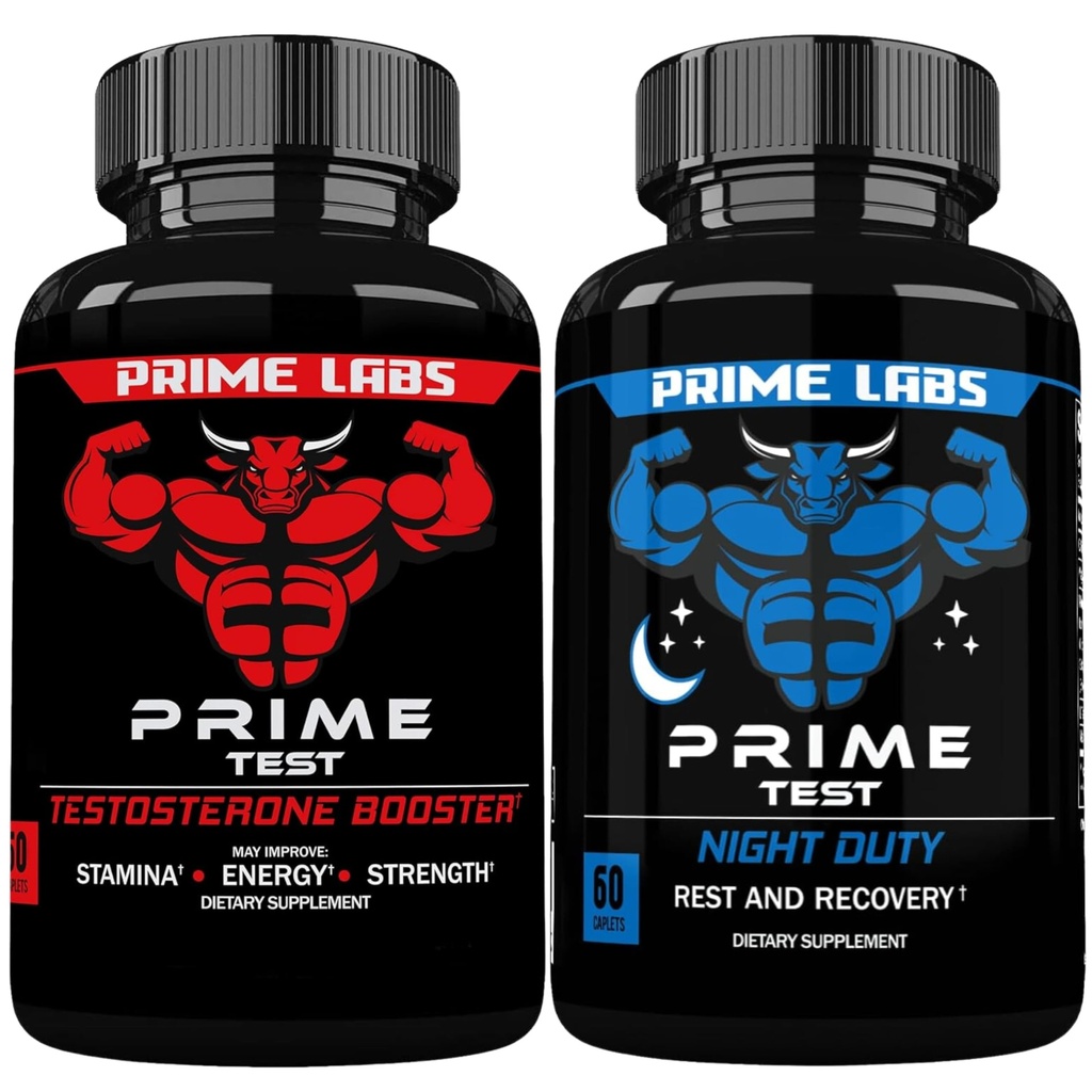 Prime Labs Prime Test Testosteron Booster + Night Duty Sleep Dodatek