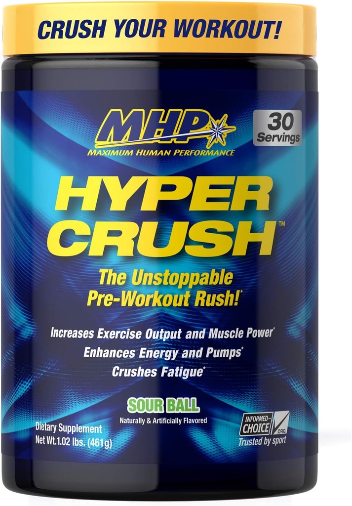 Mhp Bcaa Strong Pre, Intra, PostWorkout Drink, Přírodní fermentované aminokyseliny, Leucin, Muscle Recovery, Sour Ball, 30 Služeb