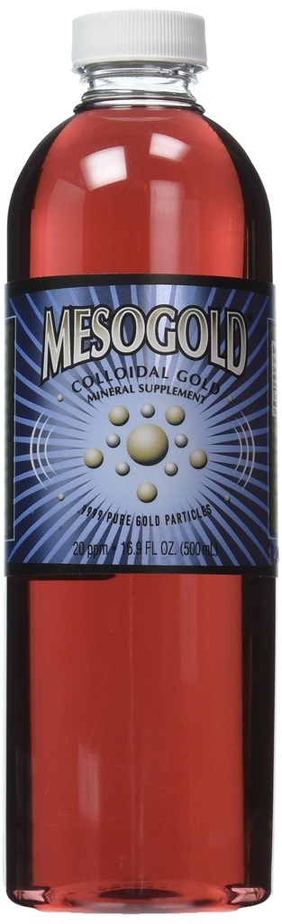 MesoGold ® 20 ppm Koloidní zlato 500 ml / 16.9 Oz