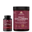 Starověké výživy Multi kolagen Advanced Kapsle, Svalová, 90 Počet + Multi kolagen protein prášek, bez příchutí, 45 Služební