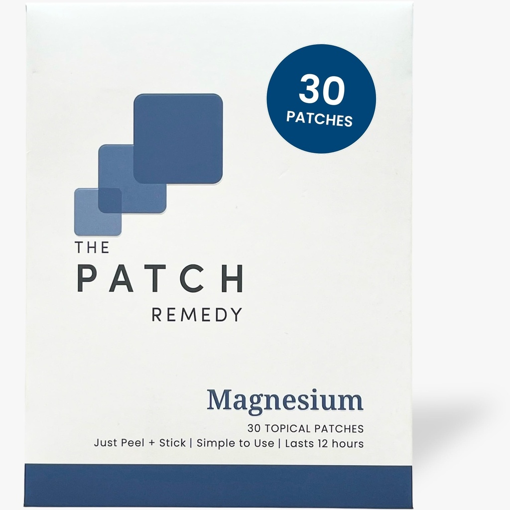 The Patch Remedy Magnesium Patch 124; Magnesium Glycinát 124; 30 Patches