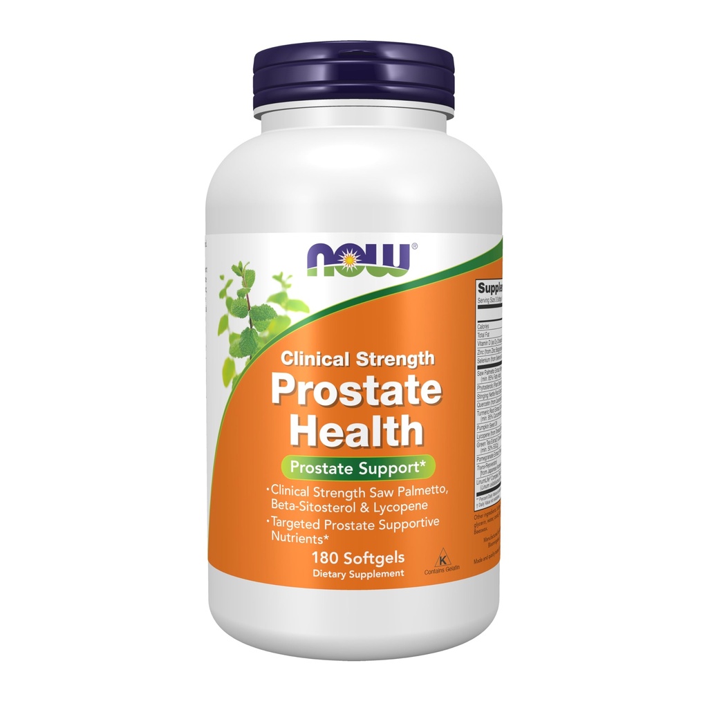 Nyní Potraviny doplňky, Prostate Zdraví, Klinická síla Saw Palmetto, Beta- Sitosterol & Lycopen, 180 Softgels