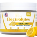 Nulový cukr - Lemon Candy Electrolytes Powder - Refreshing Hydration - Kofein Free Energy with All Natural Ingredients - Vegan, Keto & Paleo - Sugar Free Electrolytes Powder Drink Mix - 37 Servings