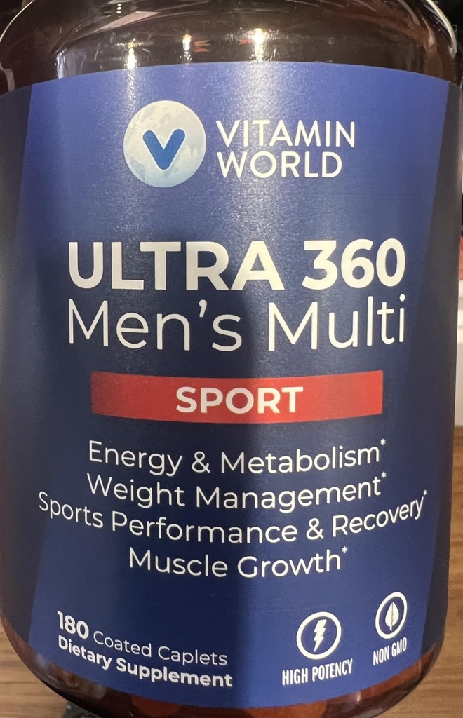 Vitamin svět Ultra 360 Men 's Multi Sport (180)