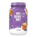 Maxler 100% Golden Syrovátkový protein - 24g proteinu per Serving - Premium syrovátkový protein prášek pro předpost cvičení - Fast- Absorbující syrovátkový koncentrát, izolát a hydrolyzátová směs - Blueberry Muffin 2 LB