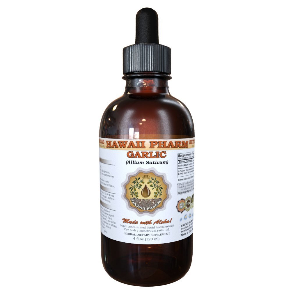 Hawaii Pharm Česnek (Allium sativum) Liquid Extract 4 Oz